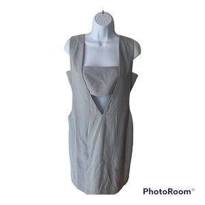 New Authentic T by Alexander Wand blue dress size medium